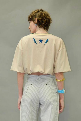 Blusa Cropped Ramo de Delírios