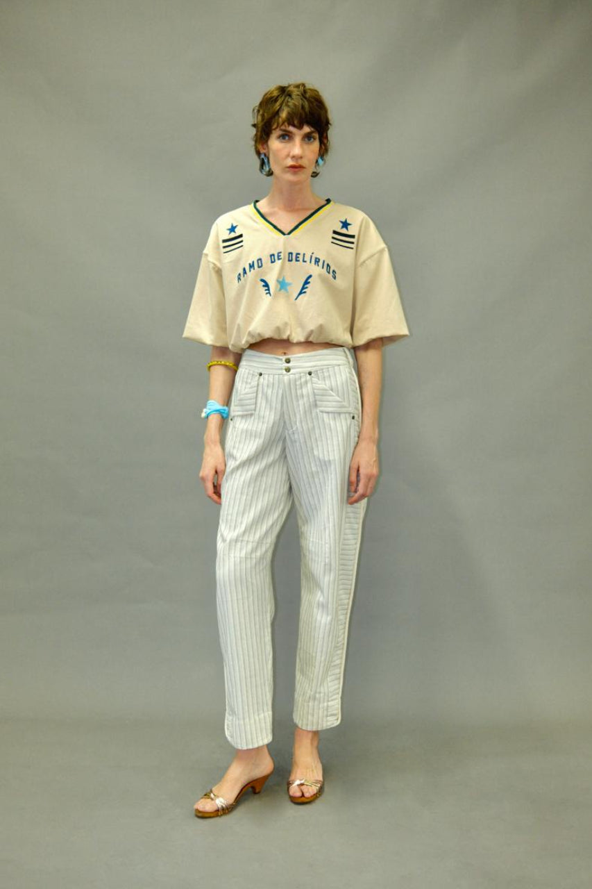 Blusa Cropped Ramo de Delírios