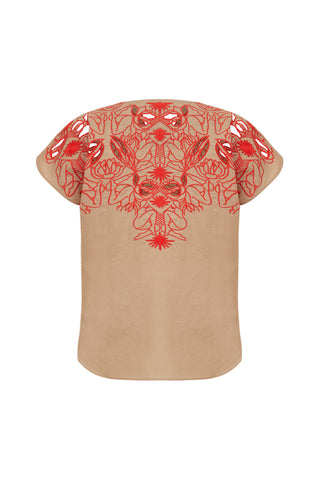 Blusa Eva Bege
